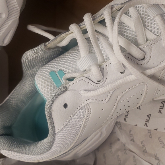 Fila memory glimpse women's shoes us size 11 white blue green memory foam - Picture 4 of 11